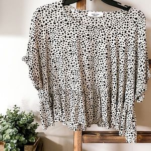 Vintage CJLA Peplum Blouse